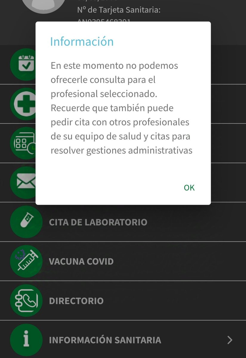 Quizás gran parte de las personas que prefieren la inmediatez, es porque no hay posibilidad de solicitar citas de forma habitual para el medico  de cabecera. El problema es normalizar eso.