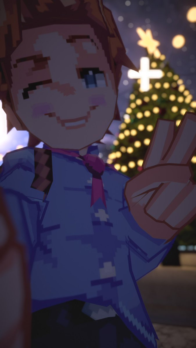 FNFSenpaiVR's tweet photo. merry christmas and happy holidays everyone! 🎄🌸

#FNF #FNFsenpai #senpaiFNF #VRChat https://t.co/c8xdO77mYJ