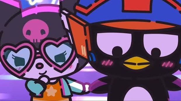 Some fun little silly tidbit for today; for the Persona 5 x Sanrio collaboration, the protagonist and Makoto were assigned to Badtz-maru and Kuromi respectively.

In the Hello Kitty webseries, it's hinted that these two cute mascots have a crush on each other 😊

#shumako