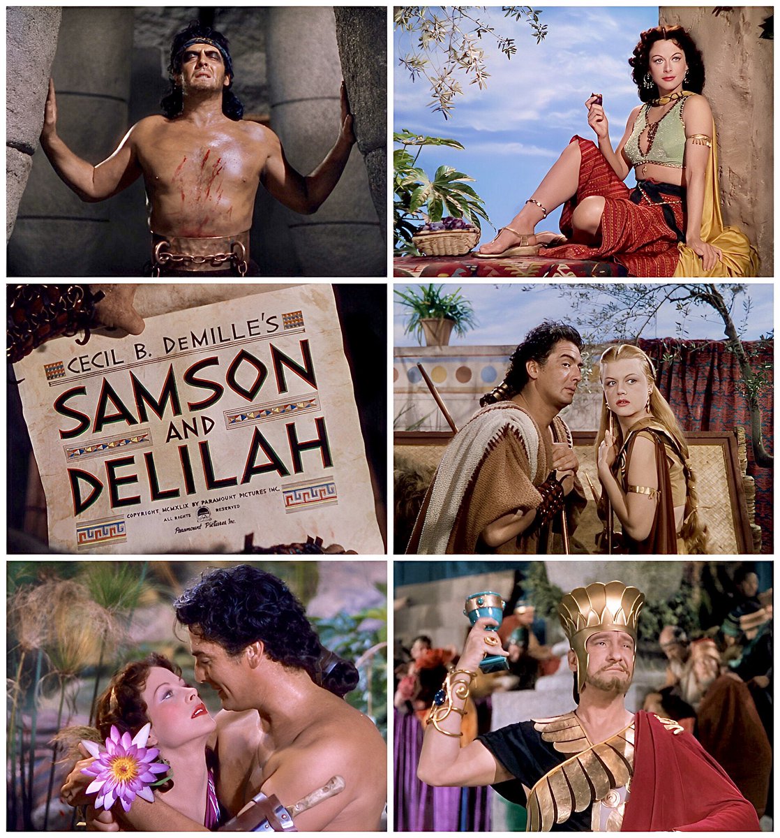 Cecil B. DeMille’s 🇺🇸 American romantic biblical drama “SAMSON AND DELILAH” starring Victor Mature, Hedy Lamarr, George Sanders, Angela Lansbury and Henry Wilcoxon, premiered #OnThisDay in 1949, at two of New York City's Broadway theatres, the Paramount and Rivoli
🎬#Paramount