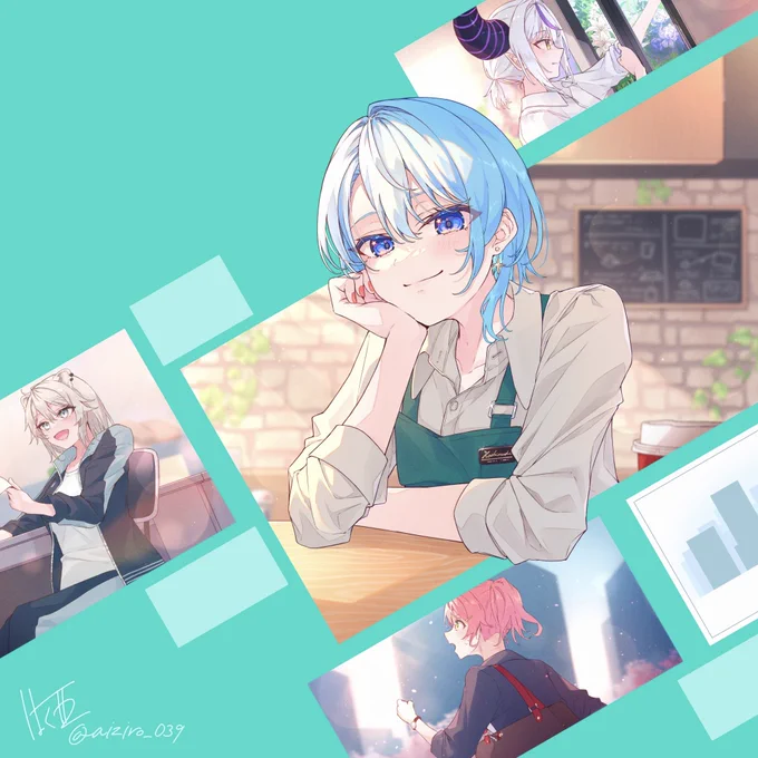 新刊表紙のさん #ほしまちぎゃらりー 
