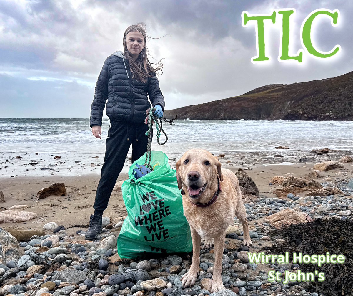 Day 2 SPONSORED LITTER PICK
to raise money for <a href="/wirralhospice/">Wirral Hospice St John's</a> in memory of my Gran Jan.
A bagful with Banjo on a beach clean in Anglesey!
Please donate if you can on my Just Giving page on the link below. Thank you so much to everyone who has already given. 
Together we can make