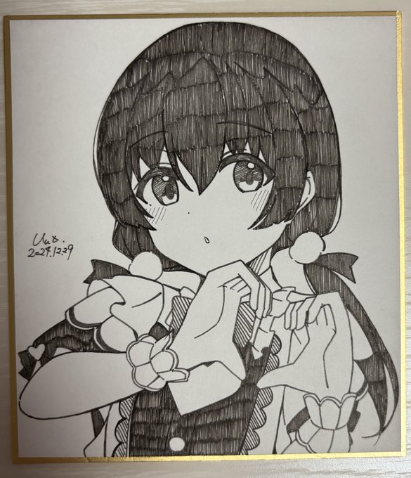 ミニ色紙すみれちゃんですわ〜

コミケで頒布しますわ! 