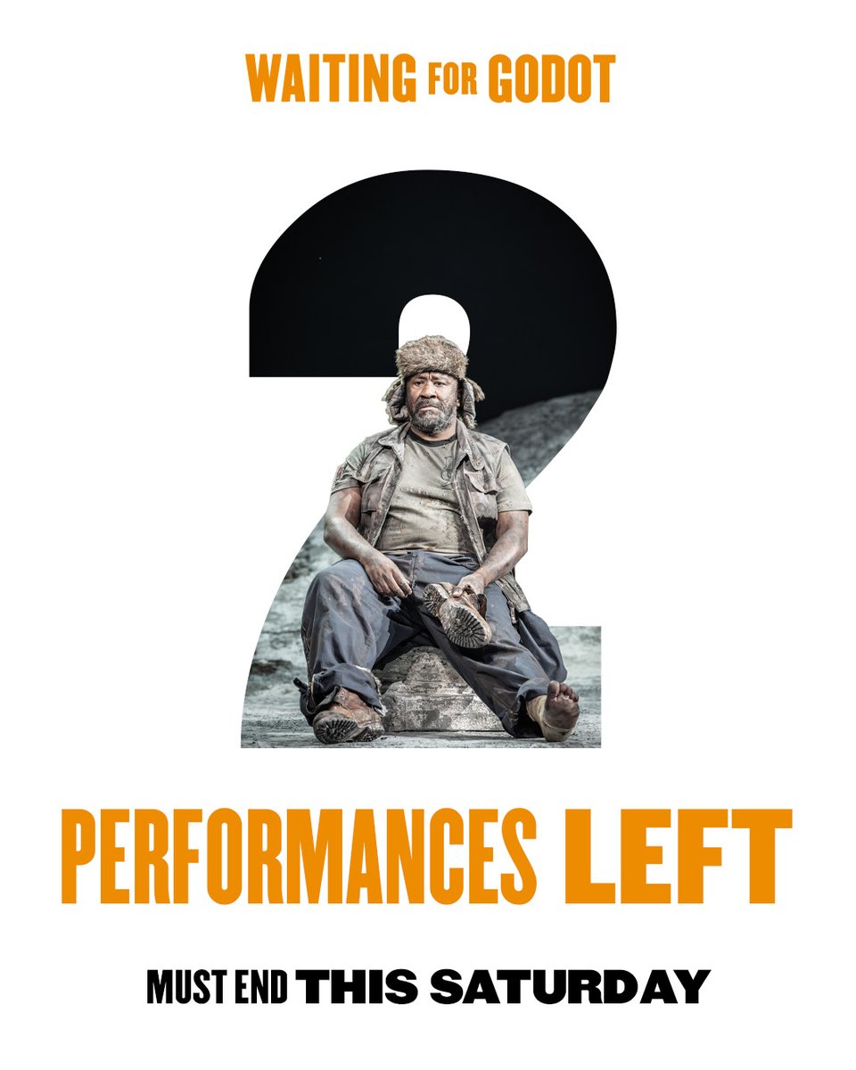 2 performances left. The wait is almost over. 🧡
#GodotWestEnd