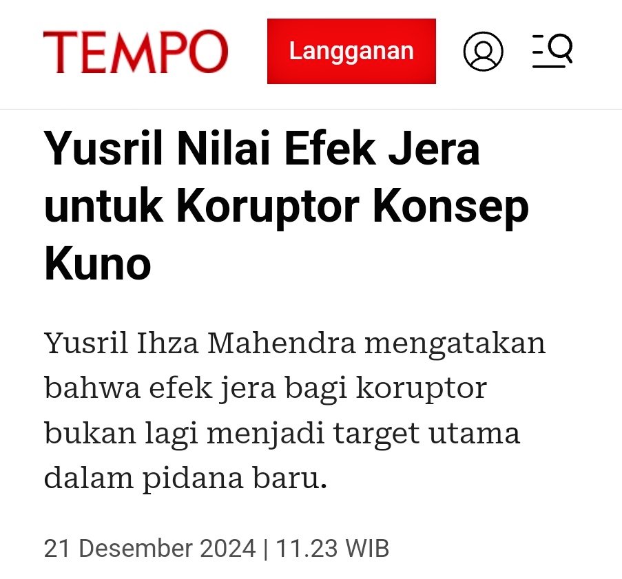 Tipikal rakyat Indonesia itu sabar dan rendah hati. Sangking baiknya, tahu kalau jadi korban tapi lebih seringan ikhlasnya. Uang rakyat dikorupsi sejadi-sejadinya, yang mau ngampunin Yusril. Kalian kaum jelata diem aja!