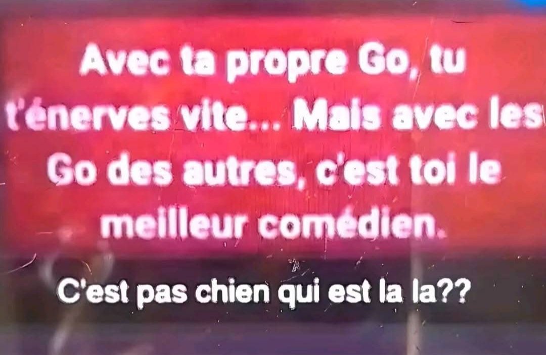 En comment ?🤣🤣