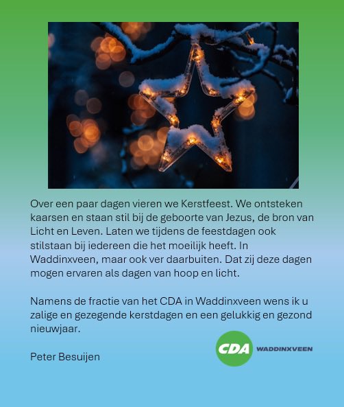 CDA Waddinxveen (@cdawaddinxveen) on Twitter photo 
