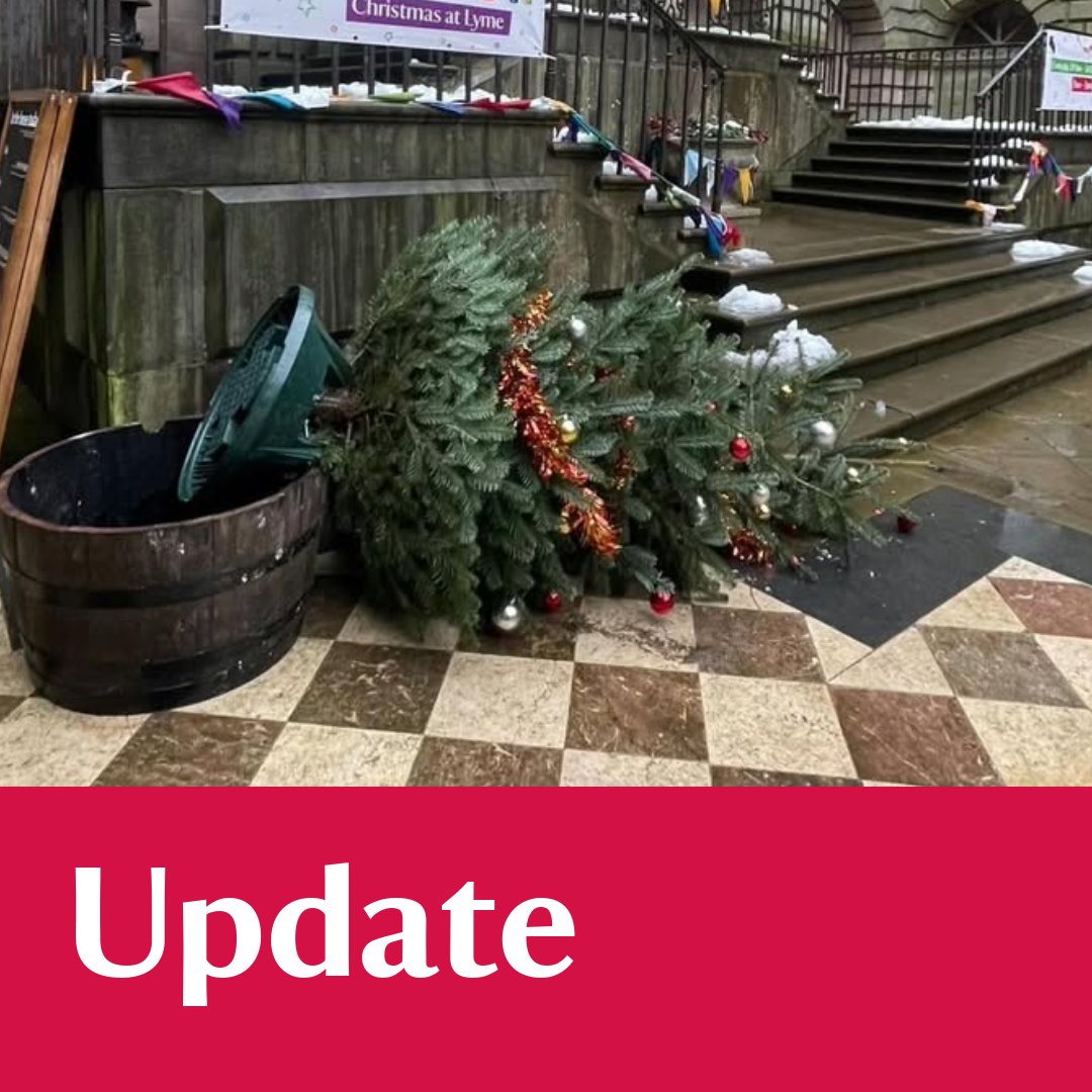 Lyme will be closed tomorrow, Sunday 22 December due to forecasted high winds. We will update the website and social media channels when it's safe for us to reopen.

Thank you for your understanding.