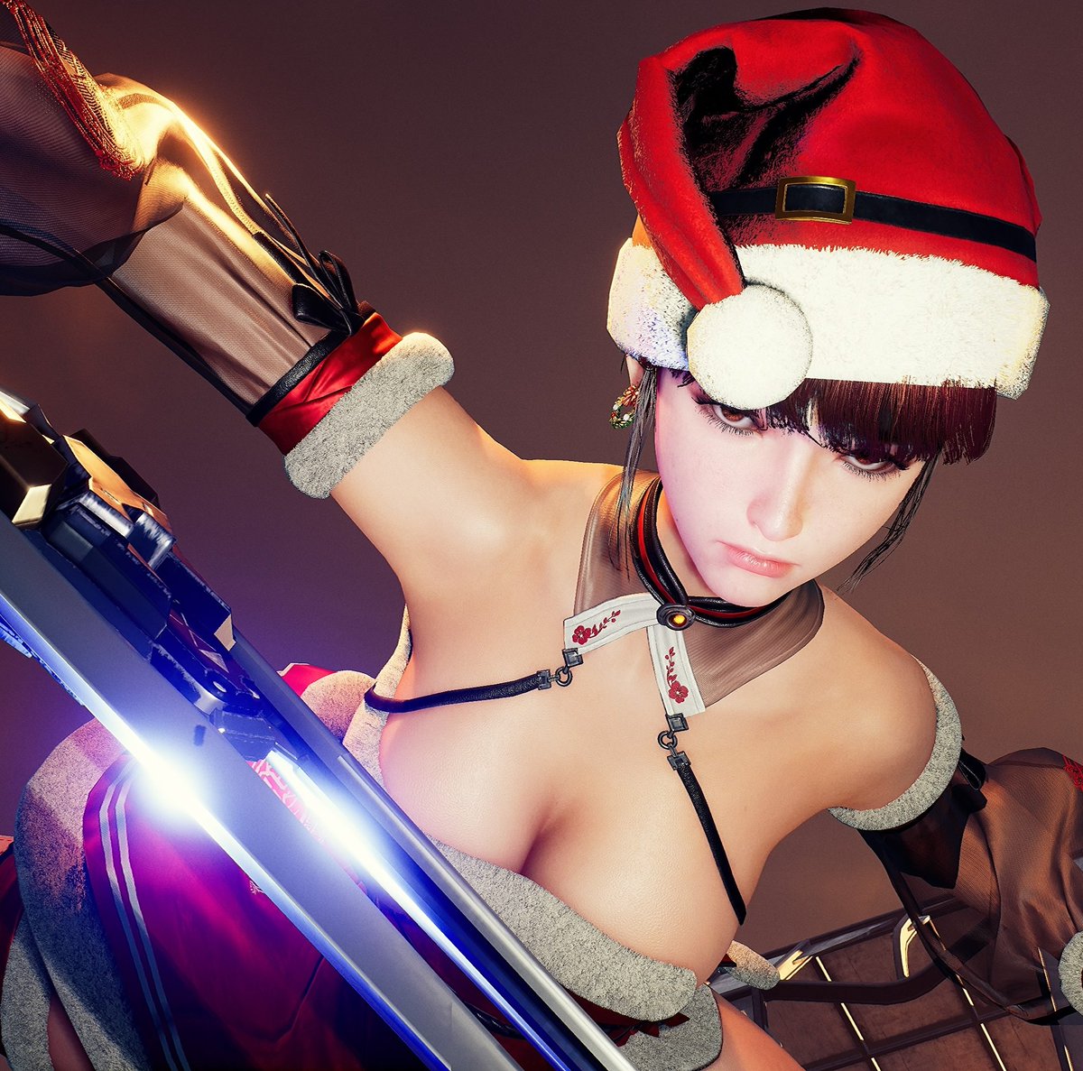 TEMTEM_Games's tweet photo. Fighting santa🎅🏻
 #StellarBlade https://t.co/ooEnBj7U9n