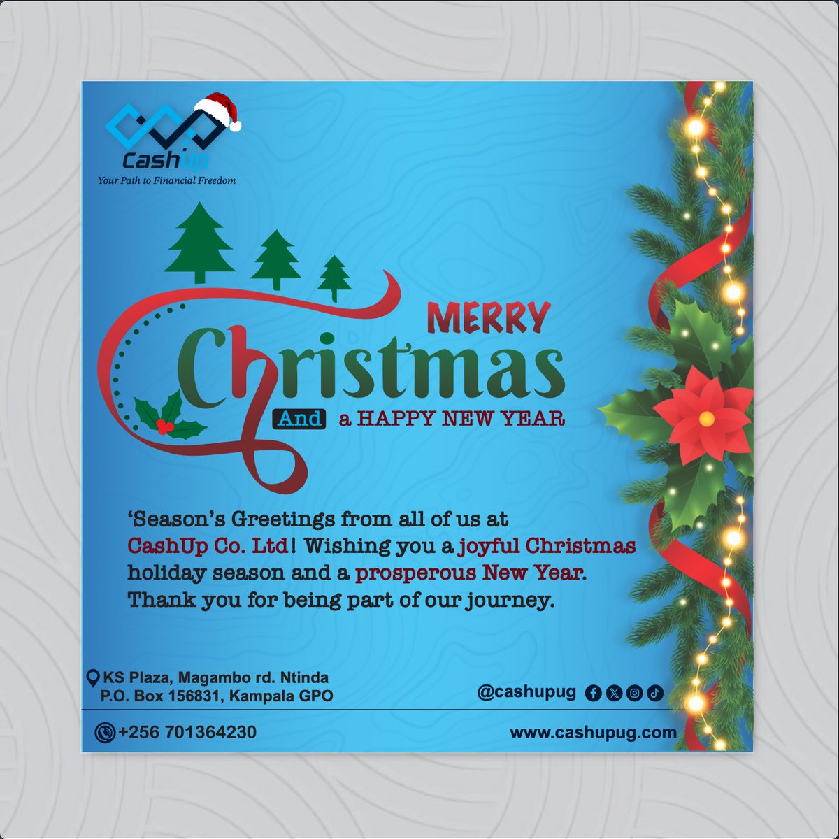 cashupug's tweet photo. A Merry Christmas and A Happy New Year friends 🎄🎊 https://t.co/nEVuYVQsEQ