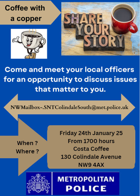 Colindale Police tweet media