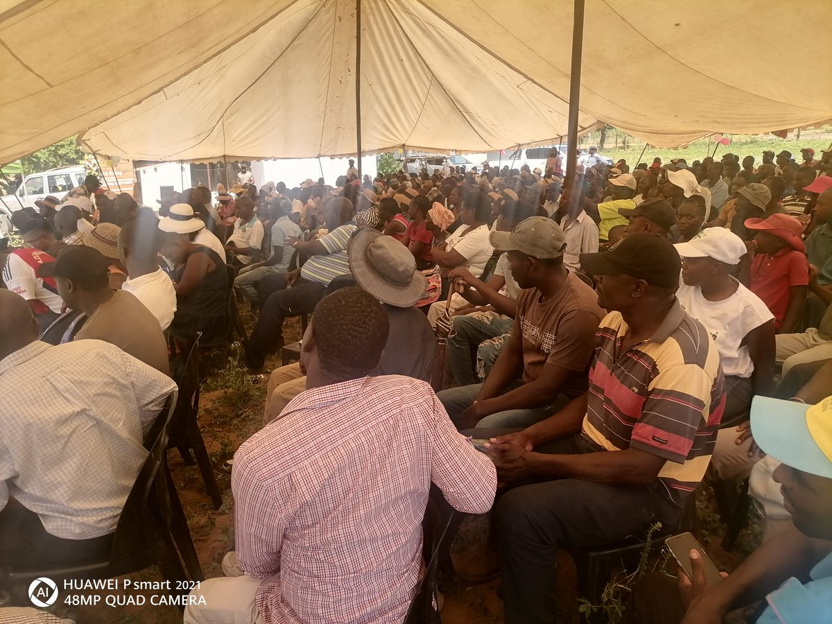 We are gathered at Chikarudzo Masvingo Central where <a href="/mavhairemt/">Moses Tinashe Mavhaire🇿🇼</a> the People's MP is celebrating his birthday with the masses of our people. As part of the village agenda, continuous engagement with the people and canvassing for support for the change agenda remains our agenda