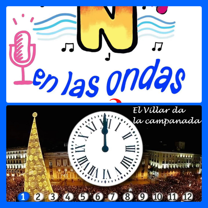 ColeNSVillar's tweet photo. #RadioEscolar La Nava en las Ondas 24/25🎙️
3ºC: Las #campanadas del Villar 🔔
https://t.co/x9YVbjR5SB
#LaRadioNosUNE #PlanDeMejora #innovaCyL #Navillar #Navidad2024 @RadioEscolarVLL https://t.co/GrzU3188Qe