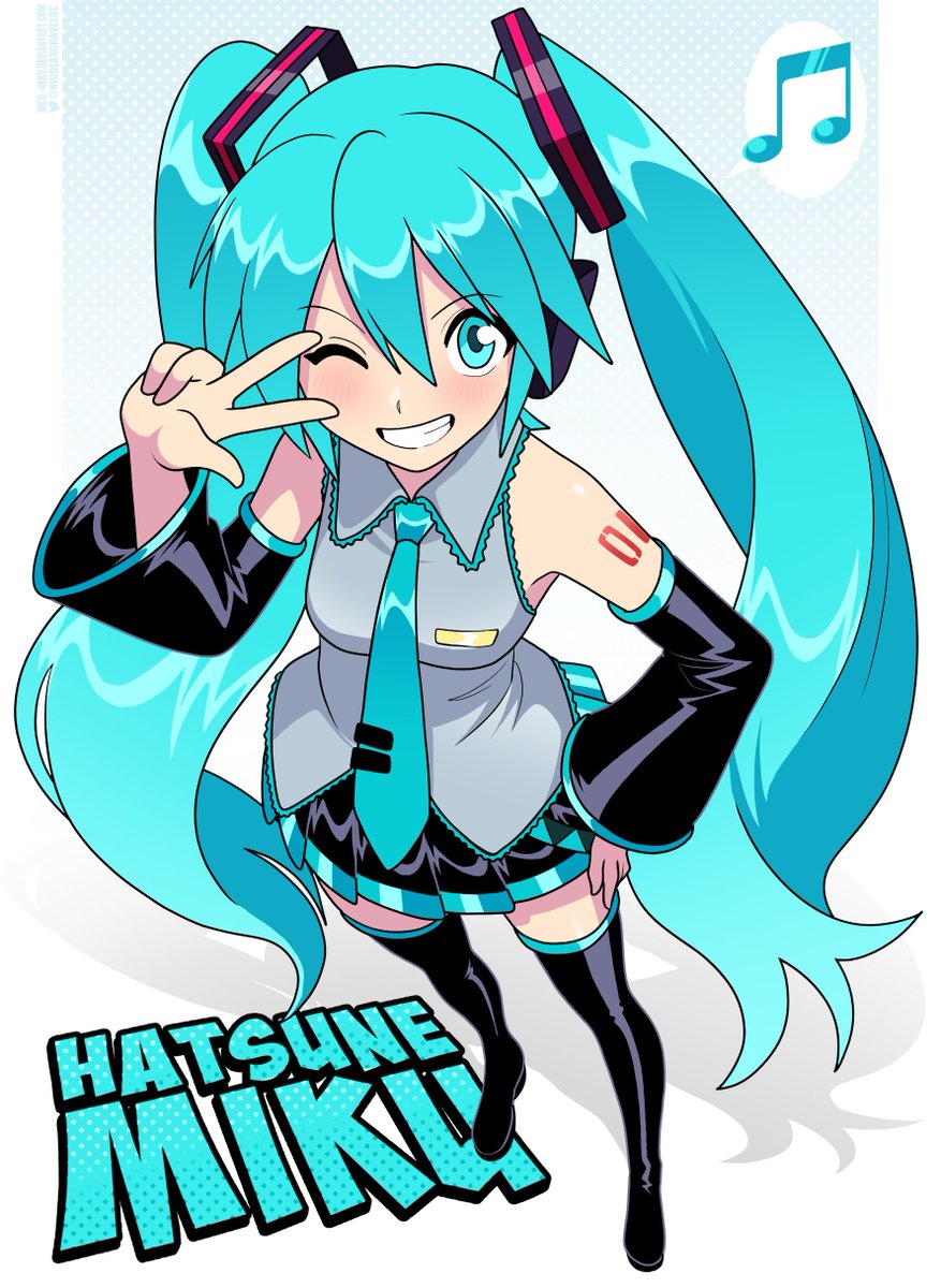NicolasGravelQC's tweet photo. 💙 More Miku! 🎵 #HatsuneMiku #VOCALOID https://t.co/Zy7DQZsoMn