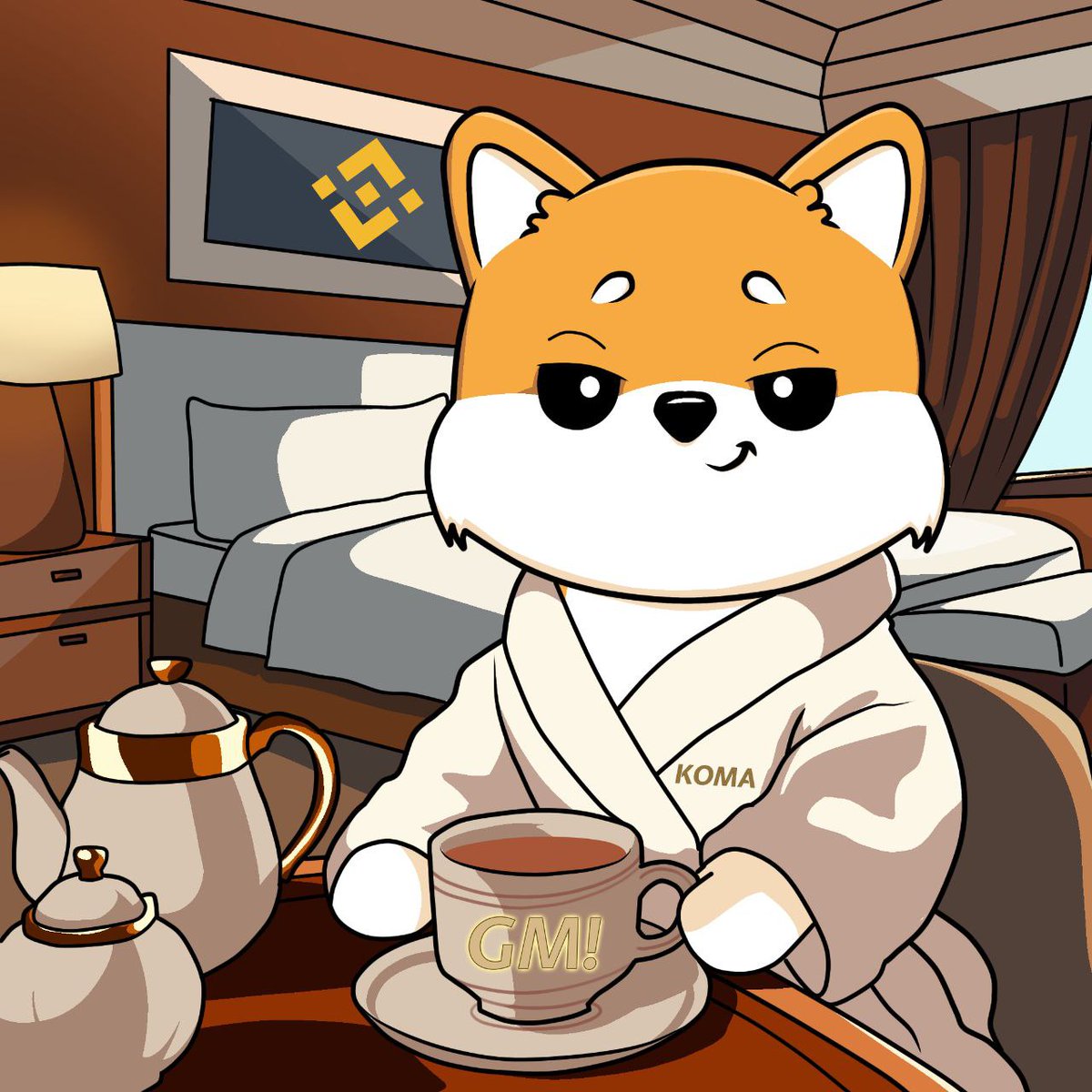 komabnb's tweet image. GM