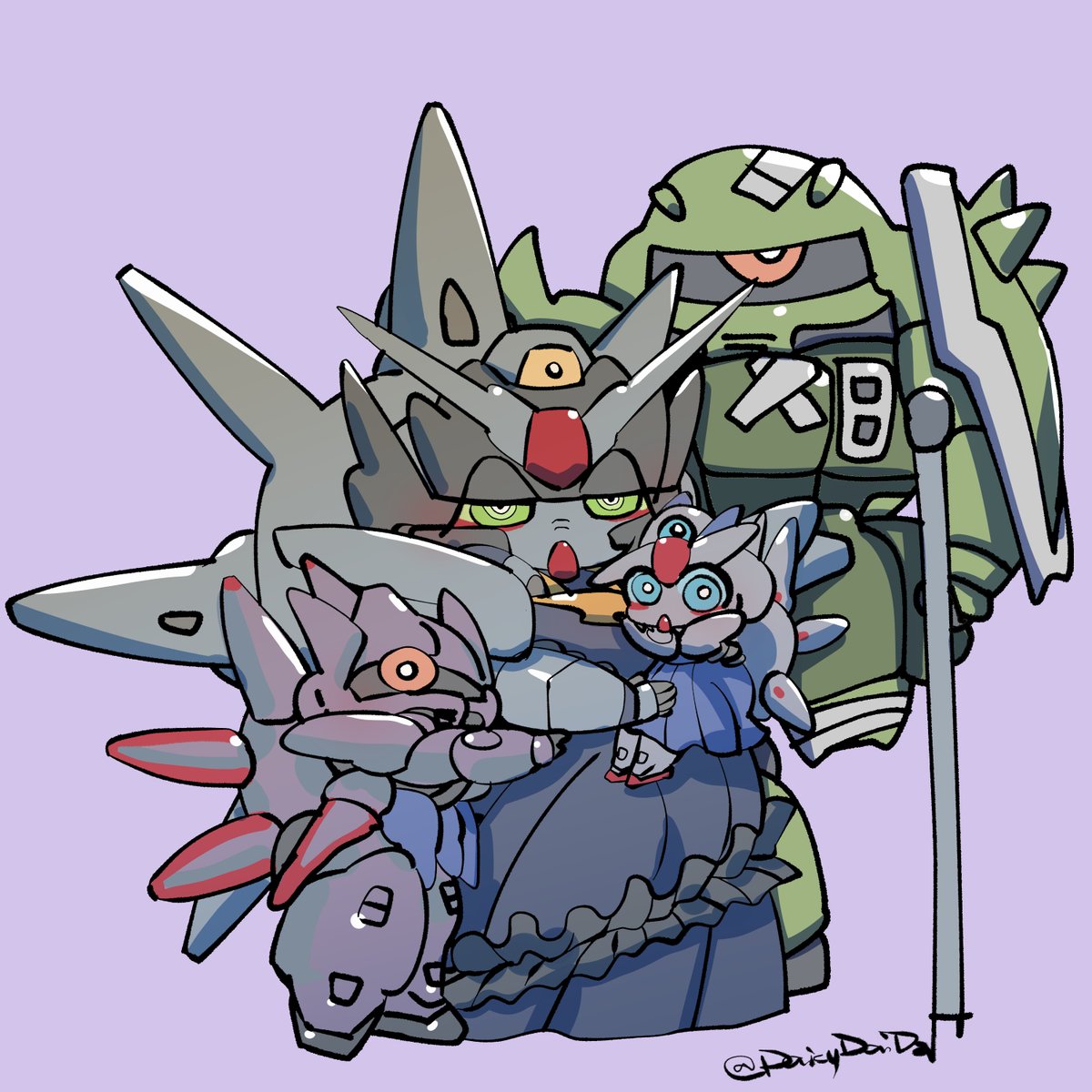ZAFT Honorary Family #gundam #ガンダム #fanart #drawing