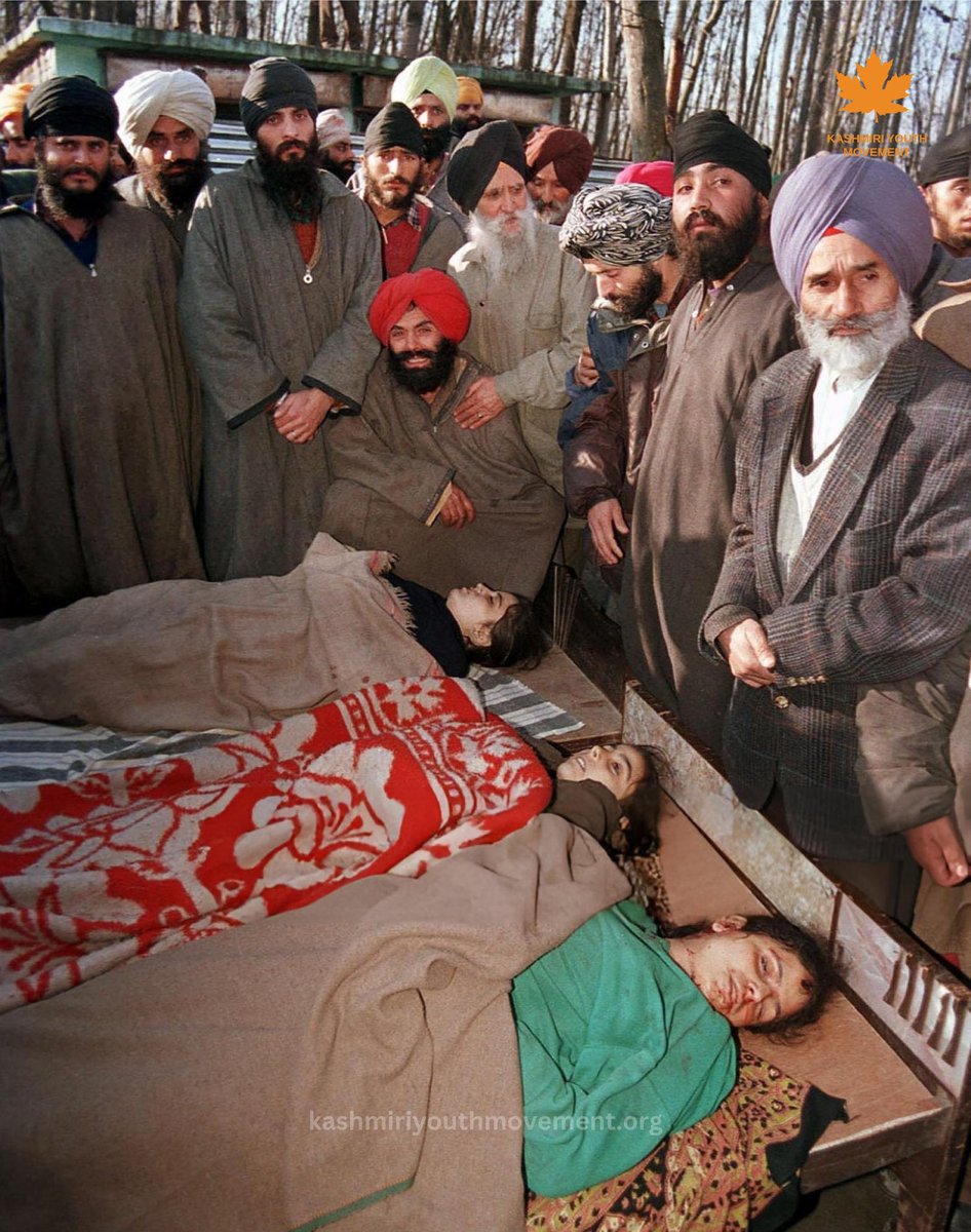 KYMchannel's tweet photo. On December 22, 2001, the Sikhs of Anantnag mourned the brutal slaughter of 3 young girls. The night before, five innocents—three Sikhs and two Hindus—were gunned down in cold blood in Anantnaag. Victims of jihad, their lives were cut short by Islamic militants #Terroristattack https://t.co/MSDopA2kou