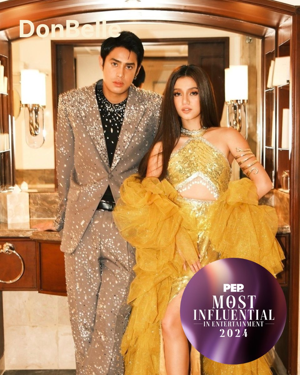 PEPalerts's tweet photo. DonBelle has captured the imagination of a huge fan population, become a social media sensation, and gone on to become a bankable pair in the entertainment industry.

DonBelle is #PEPMostInfluential2024 Ultimate Love Team.

Read the full story here: https://t.co/NW82U4Dhyv https://t.co/pXMDYMQBVP