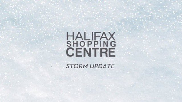 Halifax Shopping Centre (@shophsc) on Twitter photo Please note <a href="/shopHSC/">Halifax Shopping Centre</a> is currently experiencing a power outage which will impact operating hours. Updates will be provided on opening times once power has been restored. Please note <a href="/shopHSC/">Halifax Shopping Centre</a> is currently experiencing a power outage which will impact operating hours. Updates will be provided on opening times once power has been restored.