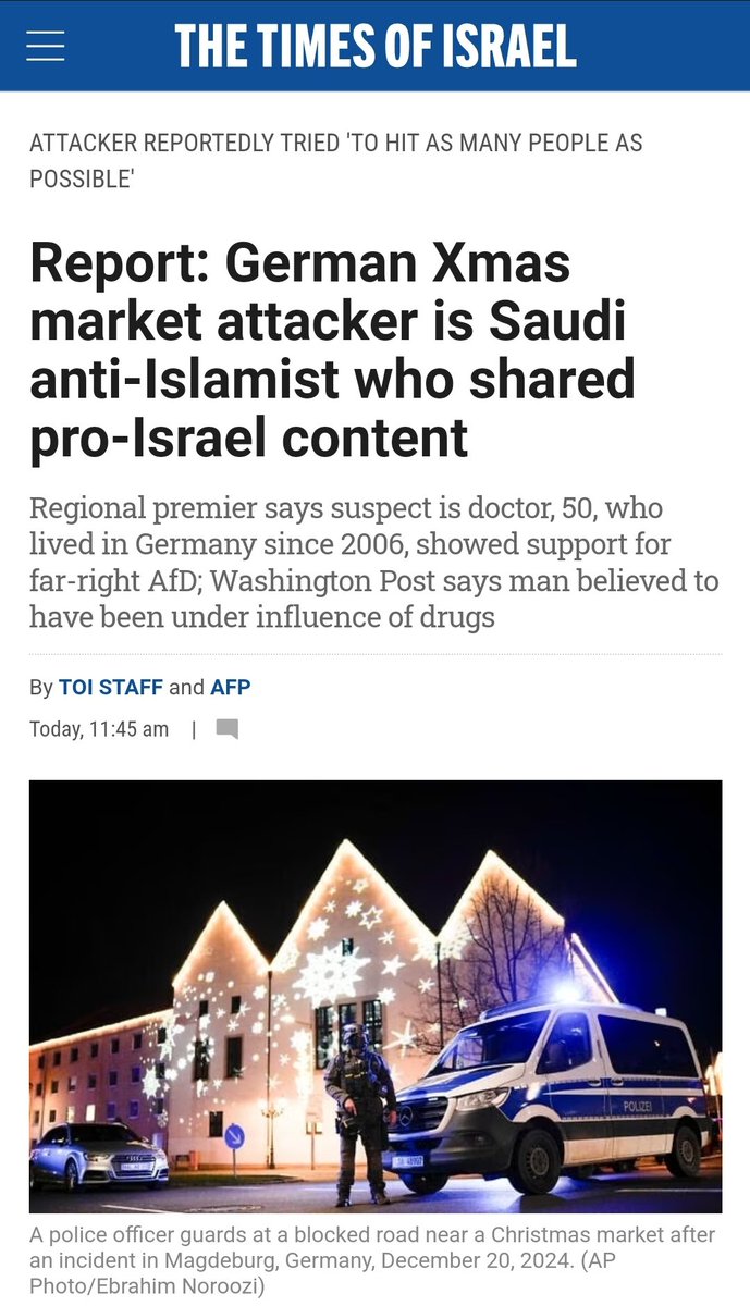 Farage's tweet didn't age well. The German terrorist is a fan of Elon Musk, Alex Jones, and Tommy Robinson.
spiegel.de/panorama/justi…
He is also a supporter of the German pro-Russian fascist AfD party.

Is it just a coincidence that Musk tweeted his support for the AfD just hours