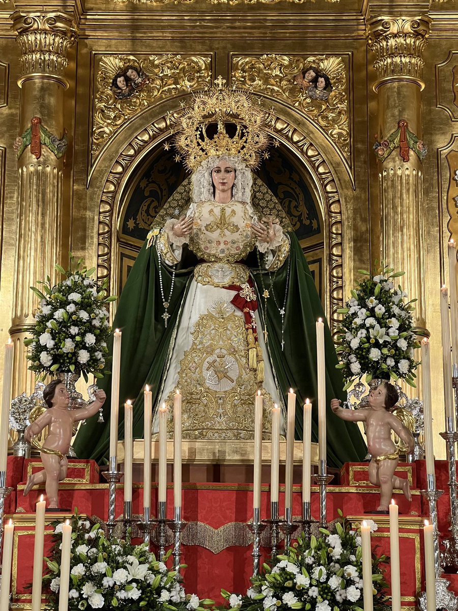 HdadPollinica's tweet photo. #Cultos
Segundo día de Triduo en honor a nuestra Sagrada Titular, María Santísima de Gracia y Esperanza.

Las Intenciones del día de hoy serán por las Familias de Campillos, ícono de la Santísima Trinidad, para que vivan la Navidad en verdadera unión junto a sus familiares. https://t.co/EhS16TpkMT