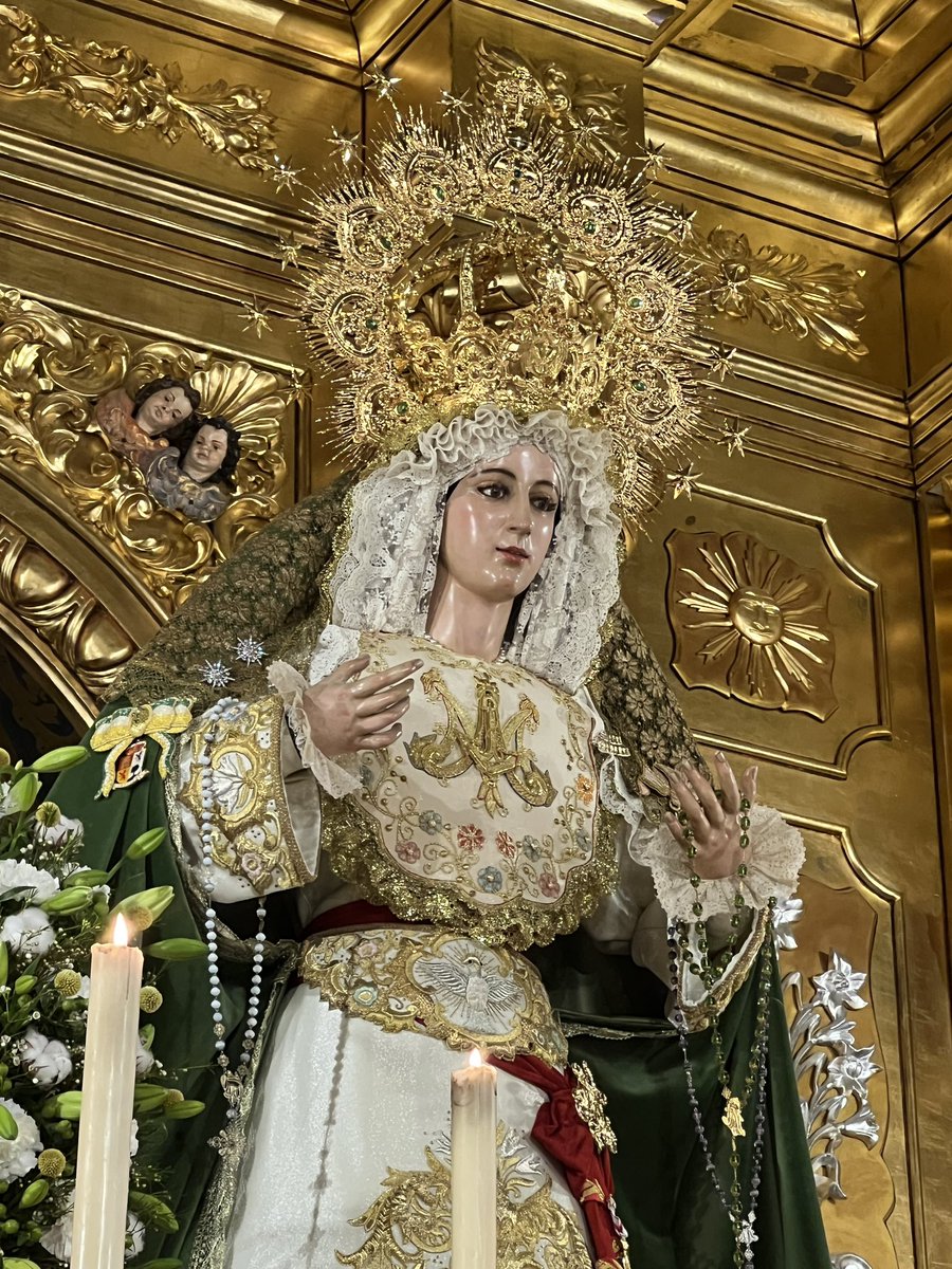 HdadPollinica's tweet photo. #Cultos
Segundo día de Triduo en honor a nuestra Sagrada Titular, María Santísima de Gracia y Esperanza.

Las Intenciones del día de hoy serán por las Familias de Campillos, ícono de la Santísima Trinidad, para que vivan la Navidad en verdadera unión junto a sus familiares. https://t.co/EhS16TpkMT