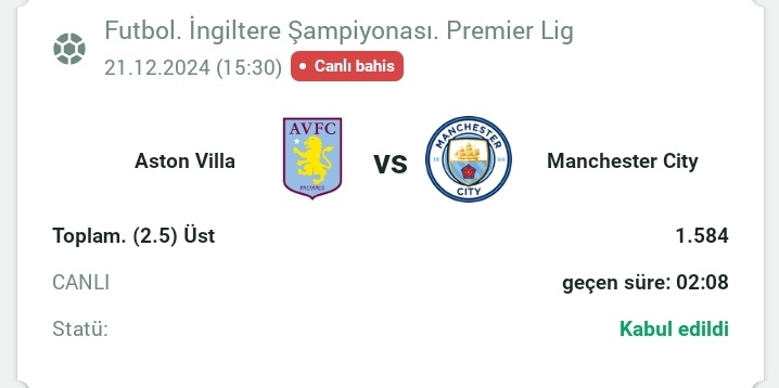 jonsnowbets's tweet photo. 🐺CANLI‼️
⏺Aston Villa-Manchester City
Formsuz bi dönem geçiren Manchester City'e taraf bahsi almak baya riskli Aston Villa evinde gol bulacaktır. KG ve 2.5 üst değerlendirilebilir. Bol Şans
📊1.584
https://t.co/Kf8wrqhwoN https://t.co/8vJUrXHulf