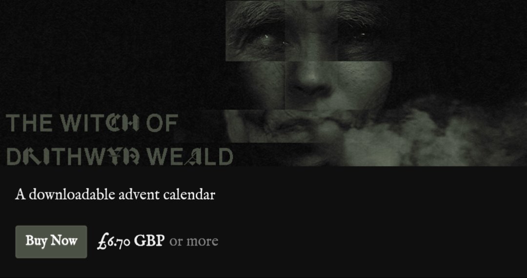 The price of my advent calendar has risen every day this month. The average sale is currently £6.70. 

Today it's meant to be £12.50. I'm about to watch The Blood On Satan's Claw. You can grab it for the average price while that film is playing. #ttrpg

loottheroom.itch.io/advent2024
