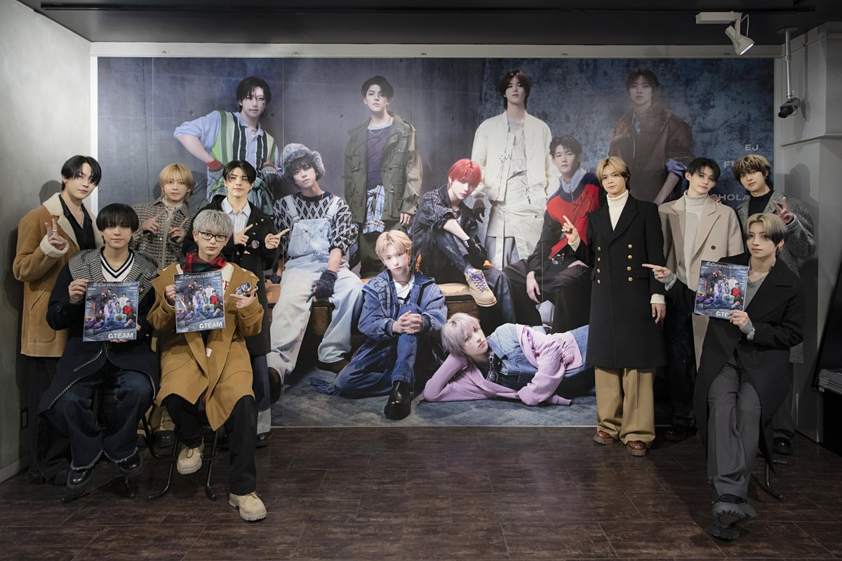 TOWER_Shibuya's tweet photo. 【＃&amp;TEAM】
&amp;TEAMのメンバーの皆様が
『S Cawaii! ME 2024 WINTER』パネル展に
サプライズ訪店💙

ありがとうございます😆

ぜひメンバーと一緒に写真撮って
素敵な想い出を残して下さいね❄️

パネル展は5Fで
12/23(月)まで開催中です🙌

#タワ渋andTEAM #andTEAM
@andTEAMofficial https://t.co/g8hXFLvSdw