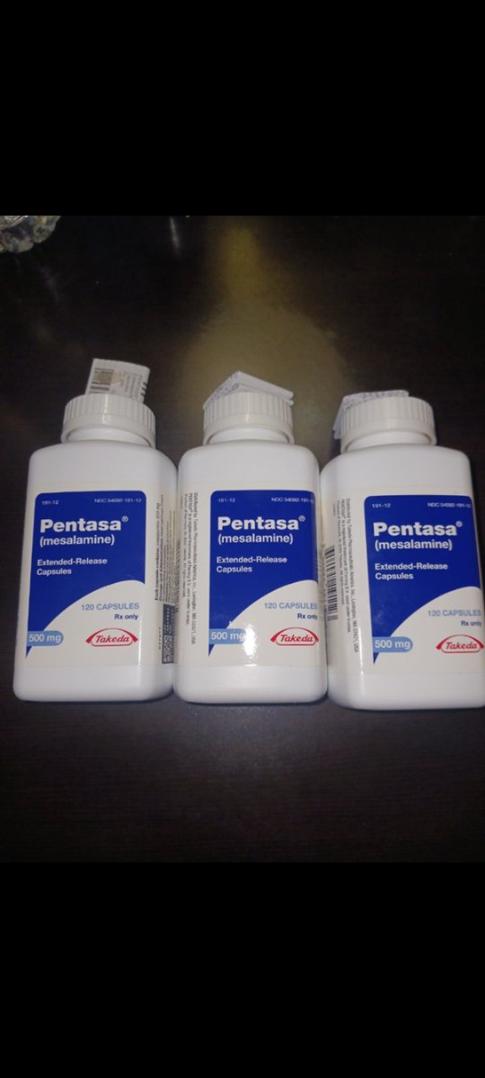 EwingsChasney's tweet photo. Hi my friend how are you doing? I have 3 bottles of Pentesa new $100 each bottle  retails for $935 each at store and 4 new bottles of Mesalamine Chrons and etc medicication $25 each total retails for over $100 each bottle $400 total for all 7 bottles. Over $3200 worth for $400. https://t.co/tiRgM337sj