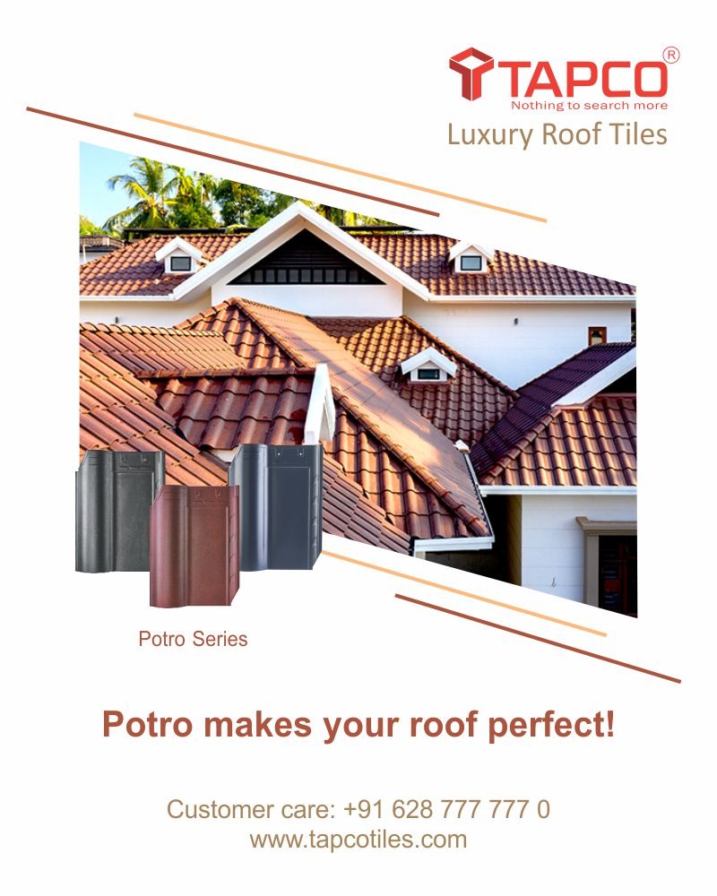 Potro series of luxury range roof tiles from TAPCO makes your roof perfect.

For all business inquiries, Please reach out to us
+91 9388773717
Visit - tapcotiles.com
:
:
:
:

#LuxuryRoofTiles #TapcoRoofing #PotroSeries #RoofingPerfection #HomeImprovement #ElegantHomes