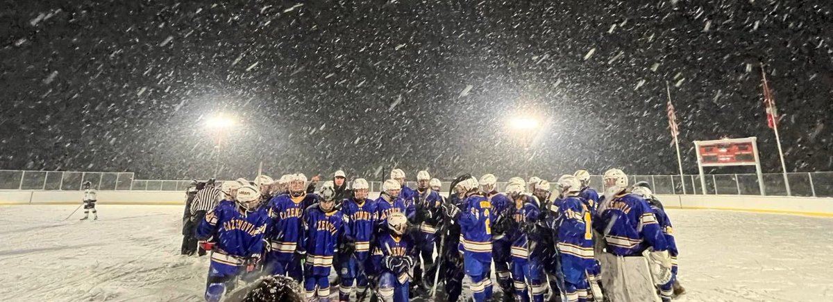 Friday Night Lights! 🏒🥅❄️
30 degrees and steady snowfall at The Farm Rink in Vestal
Caz with the win in OT over Broome County. 💙💛. 📸:TaraNewcomb <a href="/Cazhockeylive/">Cazenovia Hockey Live</a> <a href="/CazenoviaLakers/">Cazenovia Lakers</a> <a href="/blackwell_phil/">Phil Blackwell</a> <a href="/CazBaseballLive/">CazBaseballLive</a> <a href="/CazenoviaCSD/">CazenoviaCSD</a> <a href="/DonCazentre/">Don Cazentre</a>