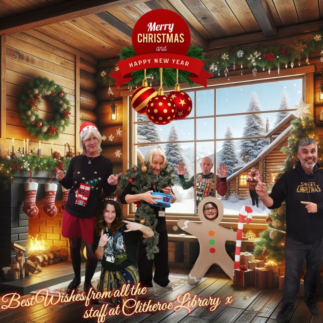 LancsLibraries's tweet image. #LancsChristmasJumpers
The results are in and our 2024 champions are...

#ClitheroeLibrary

Commiserations to our runners up from #Poulton Library 
See you next year!