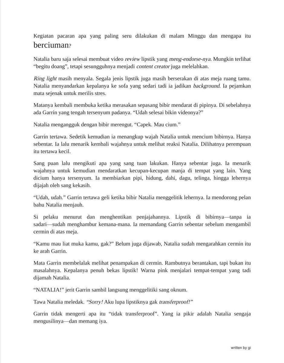 writtenbygi's tweet photo. #hyukatty

kegiatan malam minggu apa yang paling menyenangkan dan mengapa itu berciuman?

cw// kiss https://t.co/62Ddy3zQiV