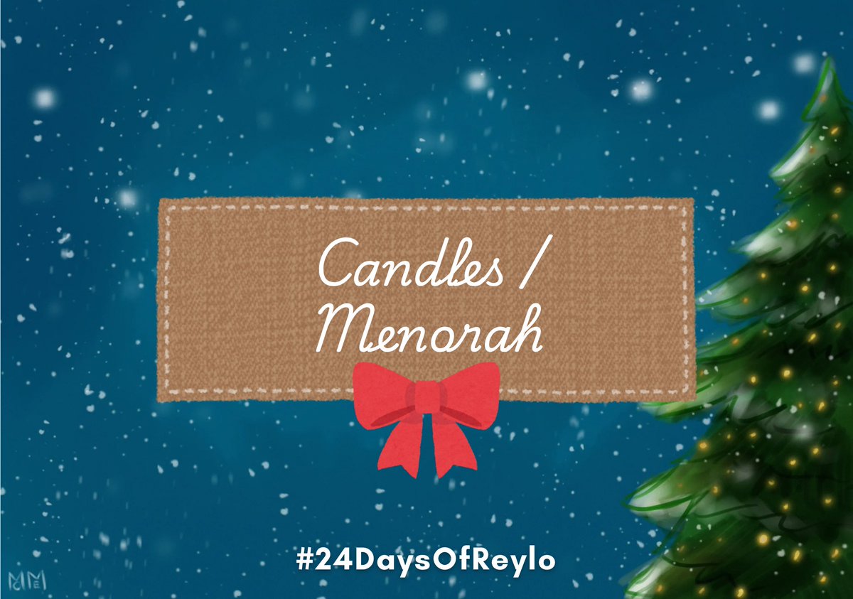 hiddenreylo's tweet photo. Day 21 - Candles/Menorah 🕯️🕎
#24DaysOfReylo https://t.co/TJUzSDKAoA