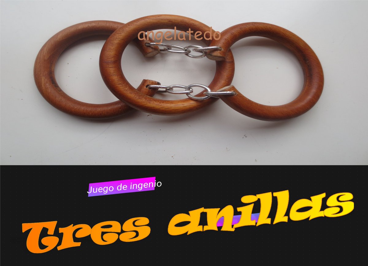 Tres anillas juego de ingenio, youtu.be/ONA2wiBnxeA