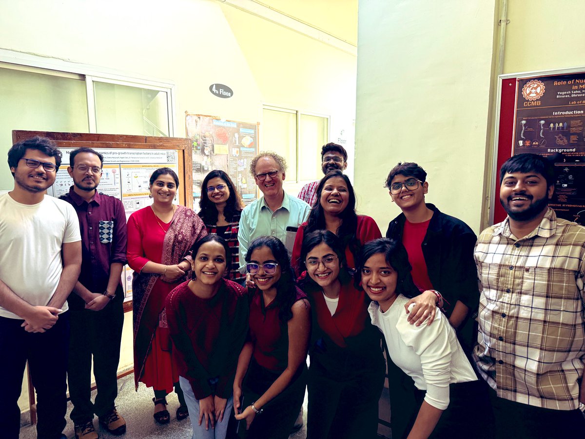 Dr.Benjamin White from NIH visited us and gave a talk at CCMB. As part of his visit, he interacted with the students from the lab. I stayed away to not be that hovering PI 😄 it made my world when he said afterwards that I was “lucky to have a crew like this!” ❤️ PS: have your