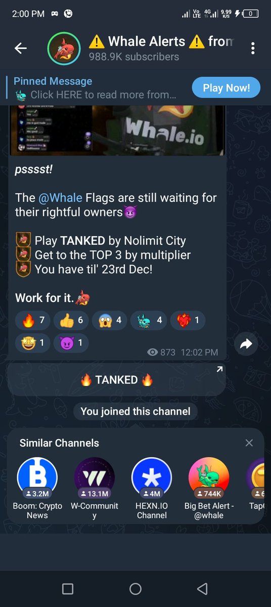 KennyAsher's tweet photo. I've just joined the Whale Community on Telegram! Earn rewards from Whale and more Jambo partners at https://t.co/XOKi6K7DDe… @whalegames_en @jambotechnology #sometimeslosealwayswin https://t.co/y0B0RmZHtY