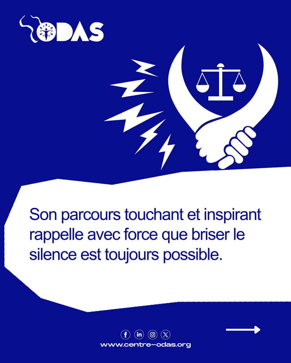Gisèle Pelicot a survécu à des violences sexuelles et a transformé sa douleur en une force, devenant un symbole d'espoir et de courage. 
Son parcours touchant rappelle avec force que briser le silence est toujours possible.

#MouvementODAS
#DroitsDesFemmes
#GiselePelicot
