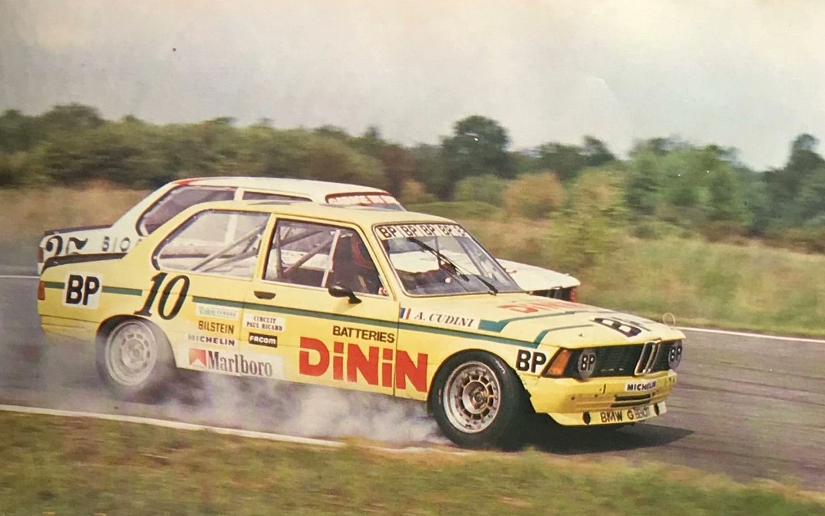 RSF_Motorsport's tweet image. Alain Cudini, BMW 320i. 
Stage of the Championnat de France de Voitures Production (Nogaro), 1981. 

#Touring #FTCC #Nogaro #Cudini #BMW
