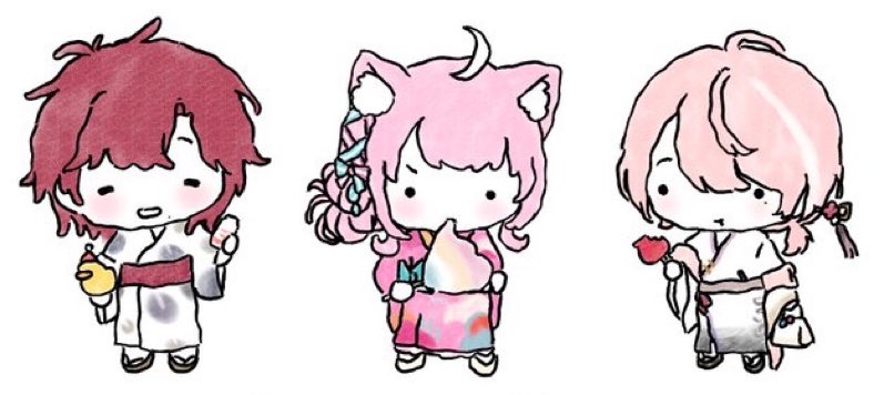 2434_fuka's tweet image. 🩷❤️🩷핑아모 유카타 세트🩷❤️🩷

 #Nari_Art  #minasketch #HaYun_Art