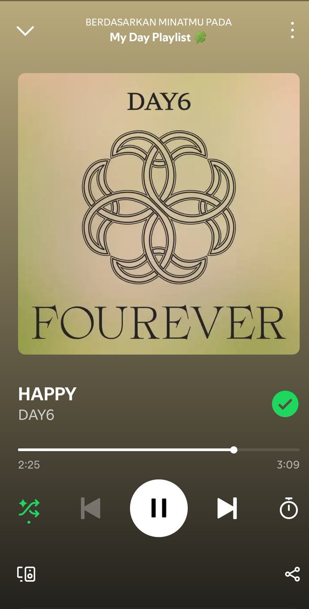 Purplee0005's tweet photo. One Day One Song 🎼🎵
[Day6 Edition 🍀✨]
~A thread~

Day6 - Happy

Yang ngerasa hidupnya lagi ga ada arah, sedih, clueless, etc. Wajib denger lagu ini because sangat relate ✋😔.

IYA BENER, ini lagu judul happy tapi liriknya ga happy 👊😭 https://t.co/sn3C4kHFgj