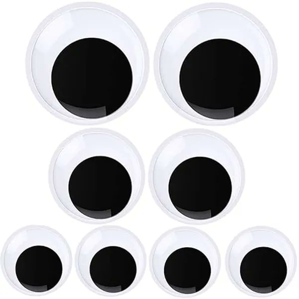 I just received Giant Wiggle Googly Eyes with Self Adhesive Large Black Plastic Eyes for Crafts 2 Inch 3 Inch 4 Inch Set of 8 - 3 large sizes-8pcs from derper1979 via Throne. Thank you! throne.com/hangry_trashpa… #Wishlist #Throne