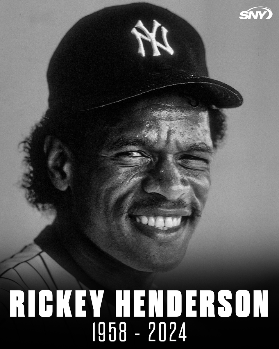 snyyankees's tweet photo. RIP Rickey Henderson 🙏 https://t.co/qMhSWf9Zdh