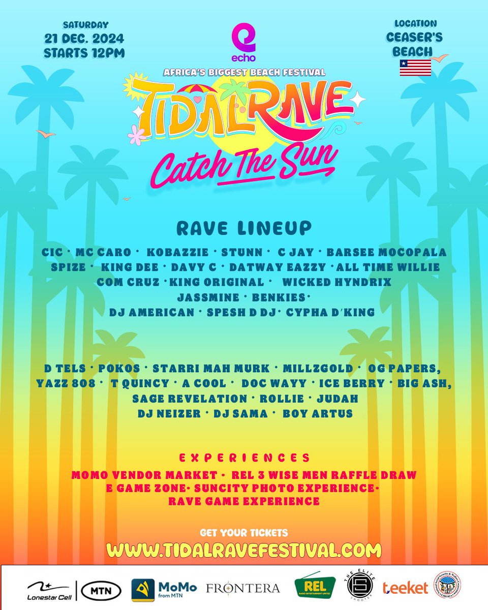 Today, Liberia is experiencing another <a href="/tidalravefest/">Tidal Rave Festival</a>!!!

#TidalRave24