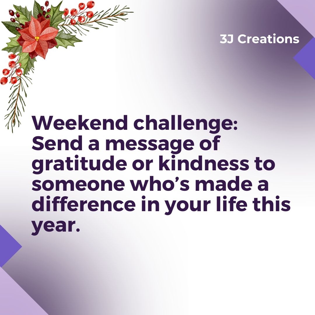 Take a moment this weekend to let someone know they’ve made an impact. 💖 A simple message of gratitude can mean the world!

Happy weekend!