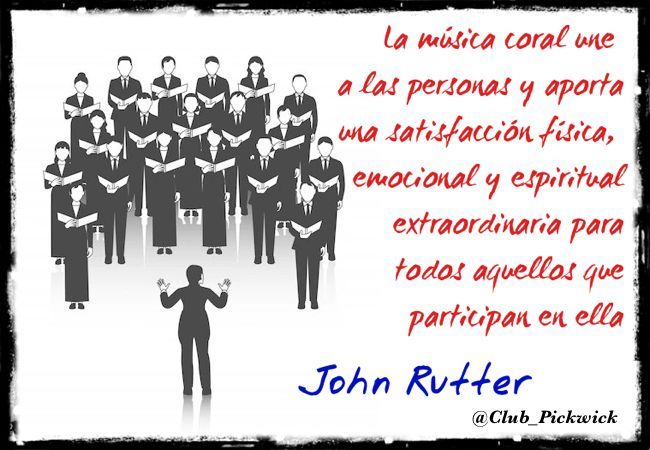 Club_Pickwick's tweet image. La #MusicaCoral une y aporta muchas satisfacciones 👩‍💻👨🏼‍💻 buff.ly/3ZpCgsP Te invito a conocer detalles del #DiaInternacionaldelCantoCoral con una entrevista a #JohnRutter y música de los @Kingssingers y la Coral Municipal de La Palma del Condado. #worldchoralday #CantoCoral