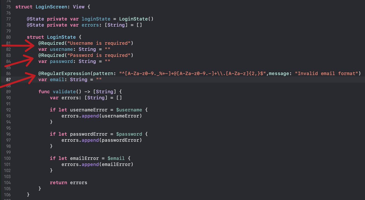 azamsharp's tweet photo. You can use property wrappers to validate your SwiftUI Forms. 

Source: 
https://t.co/2lwuZBhiep https://t.co/IEMkIDBYop