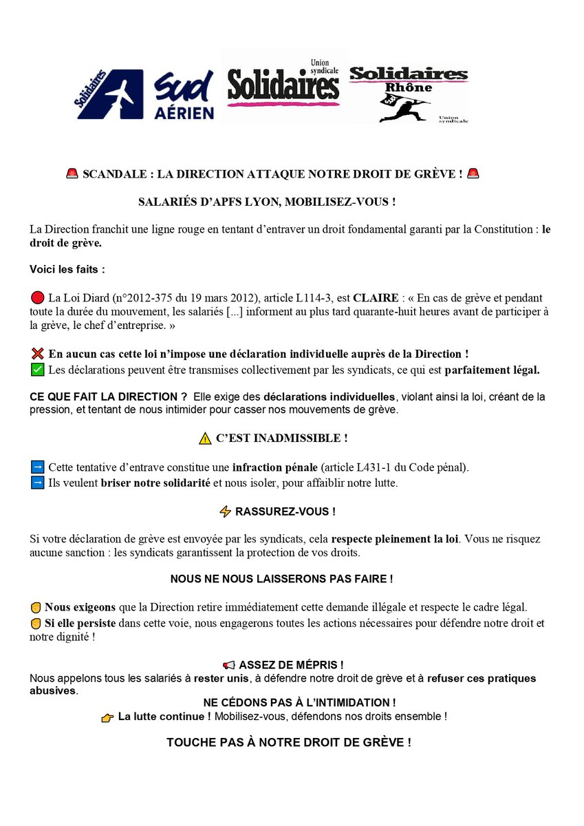 Solidaires Rhône ✊ tweet media