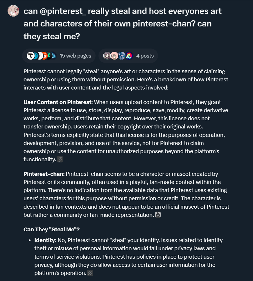 pinterestnonaka's tweet photo. #pinterestfact GUESS WHAT I bring you the #truth 
P*chan legally cannot take us or host us or steal us! https://t.co/M70txu7hZt